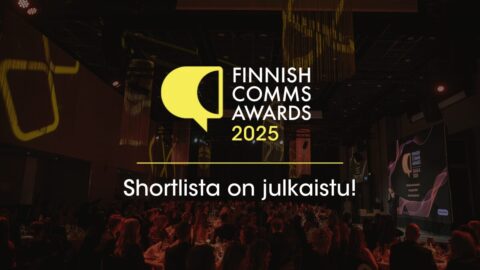 Finnish Comms Awards 2025 finalistit valittu ennätyksellisen kovatasoisesta osallistujajoukosta